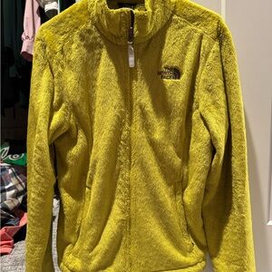 North Face Mustard Yellow Fleece Jacket